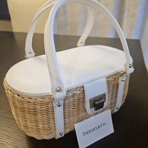 Tiffany & Co. Mini White and Tan Bags
